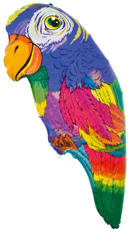 Folienfigur Papagei