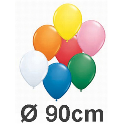 1 Rundballon von Qualatex in Standardfarben 90cm