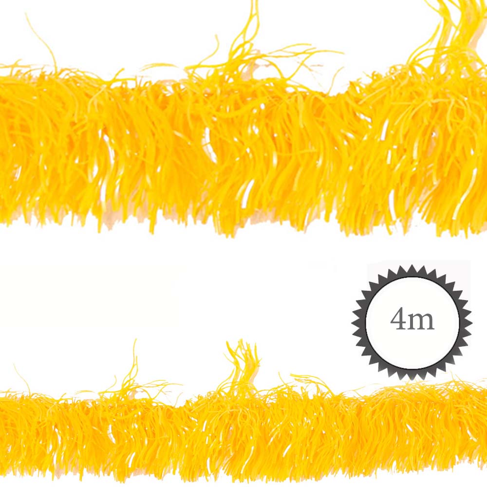 Folien-Girlande PET gelb 4m