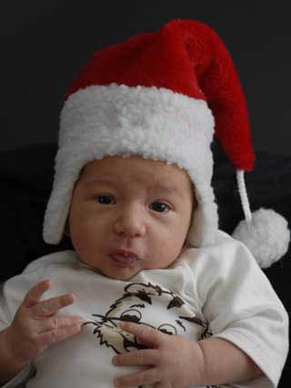 Baby Weihnachtsmütze kuschelweich