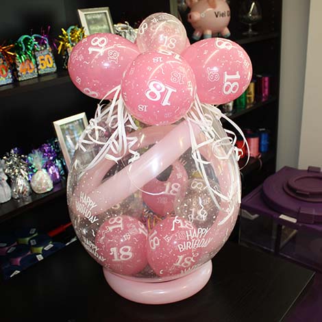 Verpackungsballon 18 rosa