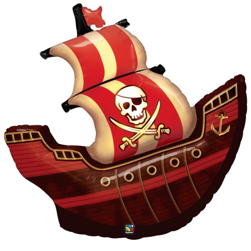 Folienfigur Piratenschiff